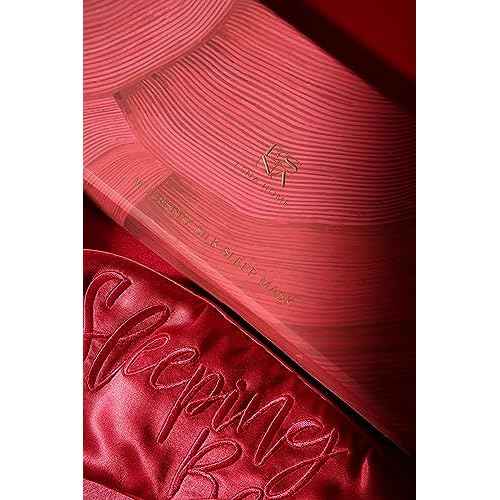 Luxury Silk Sleep Mask Gift Set 22-Momme Mulberry Silk Eye Mask Ultra Comfort Perfect Present for Her Luxury Christmas for Women Comfortable Blindfold Eyeshade for Night Sleep