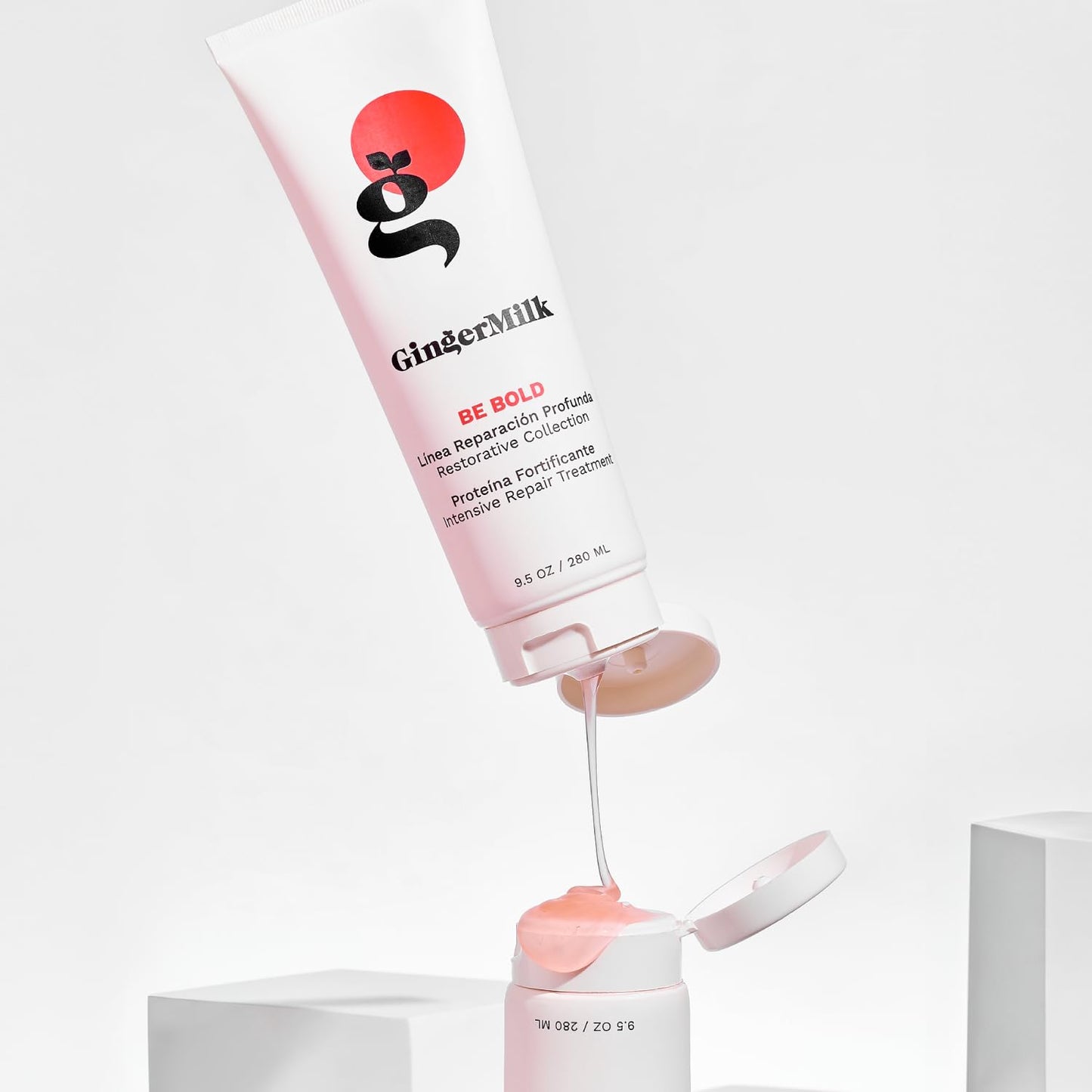 GINGER MILK - Hair Strengthening Protein | Nourishes, replenishes and protects the hair fiber | Ginger extract, biotin and vitamin E | Be Bold (9 fl oz.)