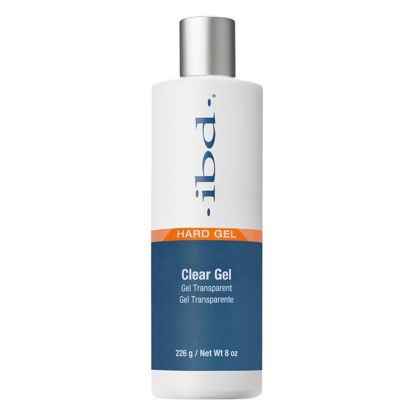 Ibd UV Hard Gel Builder Gel, for Nail Sculpting, Nail Extensions & Overlays, Salon & At-Home Use, Clear, 8 Oz