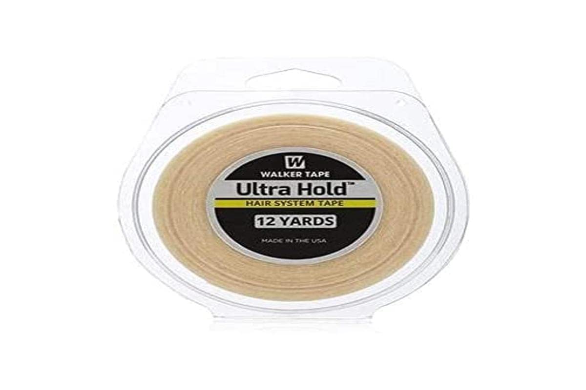 Ultrahold Tape Hold 3/4 Inch x 12 Yards Authentic Walker Tape Clear & Walker Tape co New Ultra Hold Acrylic Adhesive 1.4oz w/Brush Applicator, one Color