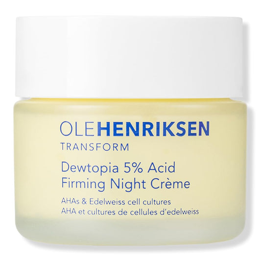 OLEHENRIKSEN Dewtopia 5% AHA Firming Night Cream - Hydrating Anti-Aging Formula for Glowing Skin
