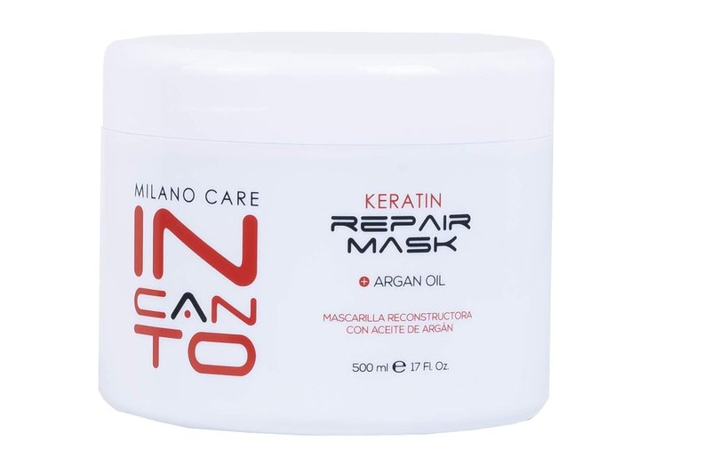 Keratin Protein Hair Mask with Argan Oil - Paraben & Sulfate Free Hair Repair Treatment for Dry, Damaged Hair | 8 fl oz
