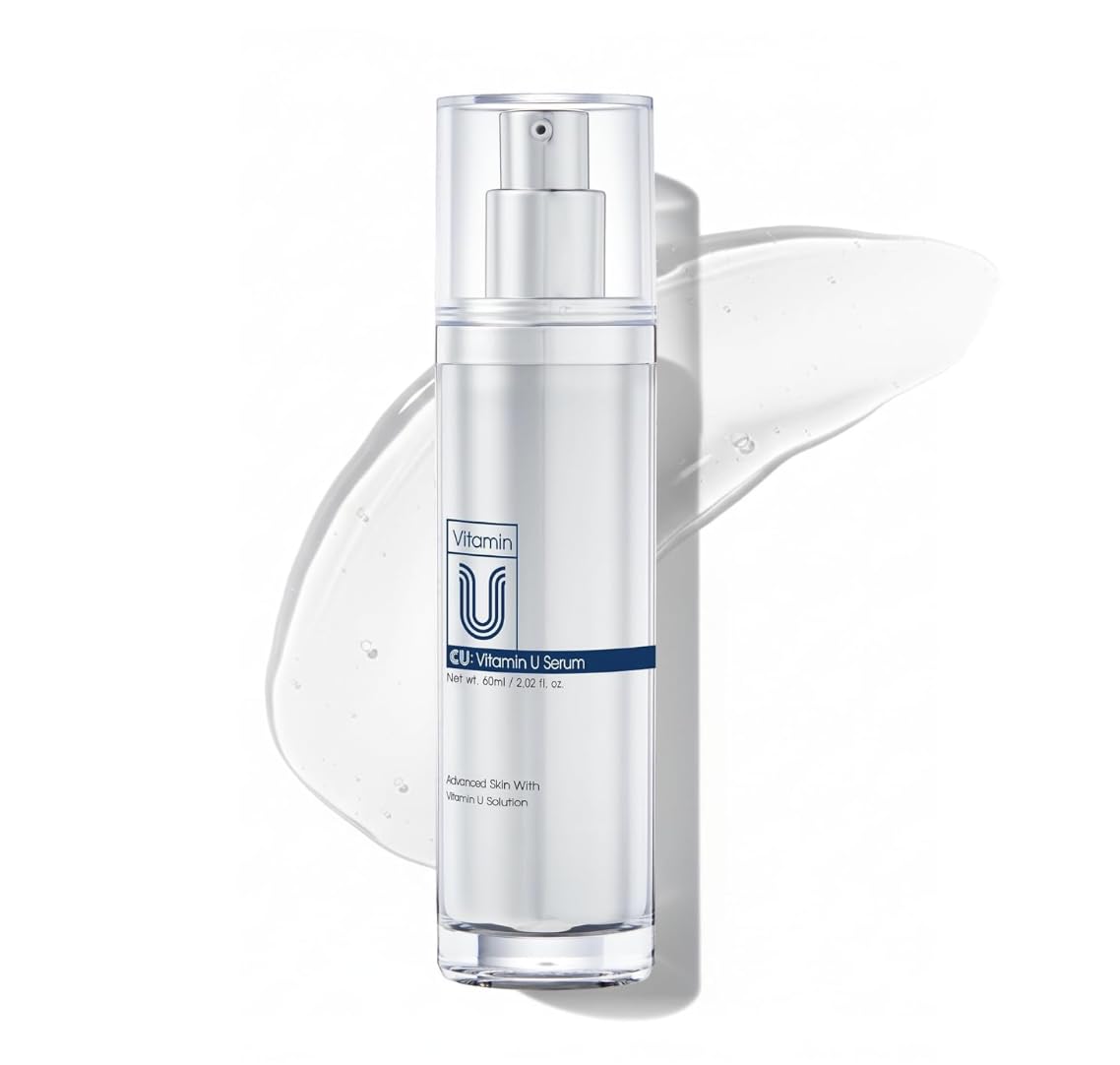 CU: Vitamin U Moisturizing Serum, Korean Skincare Hydrating Serum for Face made with Niacinamide, promotes Firmness and Glossy Skin, 60 ml (2.02 fl oz)