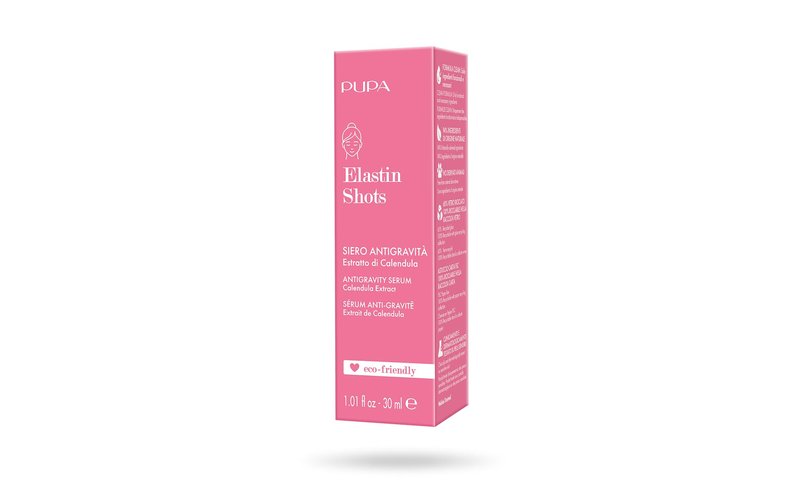 PUPA Milano Elastin Shots Antigravity Face Serum - Improve Skin'S Elasticity - Defends Skin Against Aging Processes - Fast Absorption - Lightweight Formula - Dermatologically Tested - 1.01 Oz
