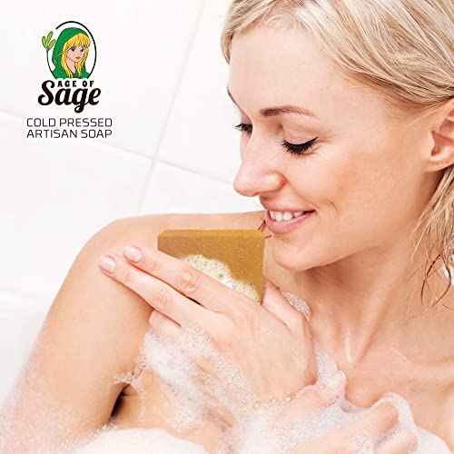 Natural Bar Soap Gift Set for Women Vegan Bath H made Cold Process Artisan with Essential Oil, Aromatic All Moisturizing Wash Soaps, Fragrant Victorian Scent (4 Pack) 1 Count (Pack of 4)