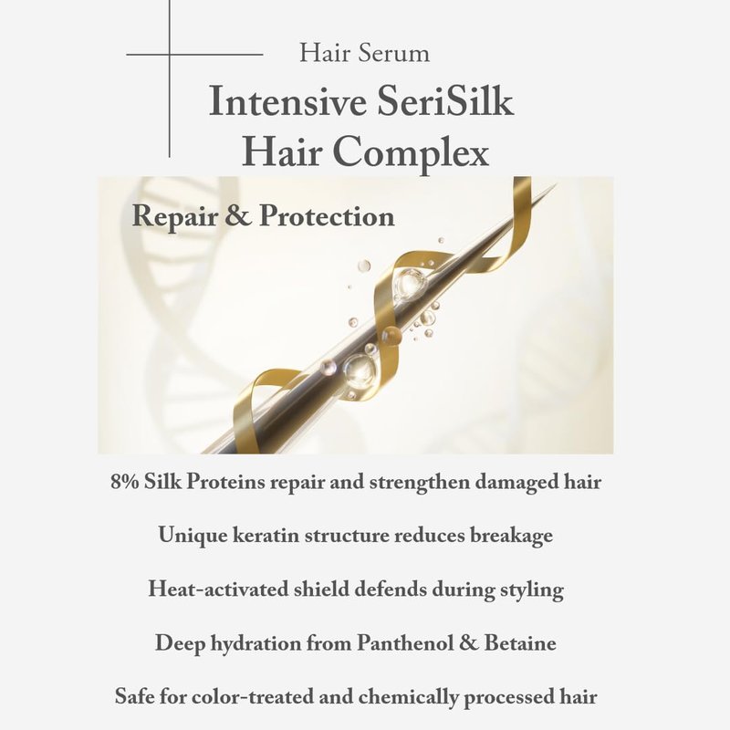 Intensive Serisilk Hair Complex Serum – Advanced Repair & Lasting Shine 3.38 fl oz