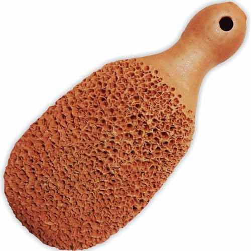 Pumice Stone for Feet, Foot Exfoliator Scrubber, Callus Remover, Made of Natural Terra-Cotta, Exfoliates & Smooths Rough Skin