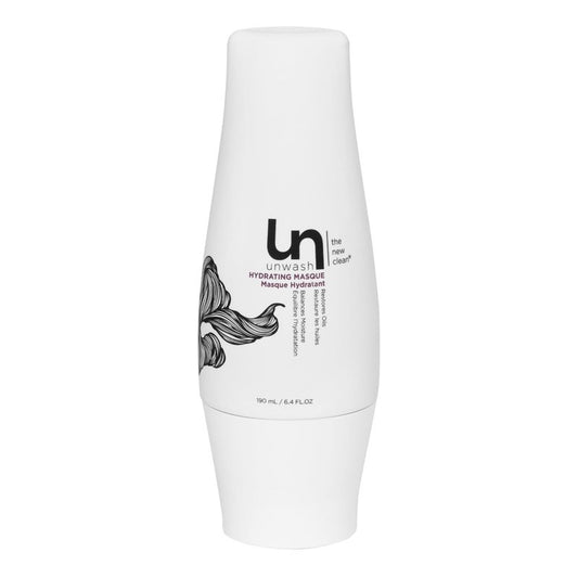 unwash Hydrating Hair Masque - Deep Conditioning & Restorative Hair Treatment for Damaged, Dry & Colored Hair, Sulfate & Paraben Free, Made w/Argan and Coconut Oils, 6.4 Fl Oz