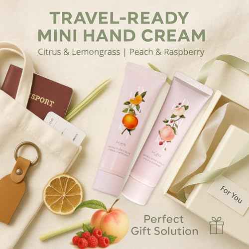 DEMIKI Shea Butter Hand Cream for Dry Cracked Hands, Birthday Gifts for Women, Bridesmaid Gifts, Nurse Gifts, Christmas Gifts, Party Favors, Hand Cream Gifts Set for Women, Travel Size1.7fl.oz x 2