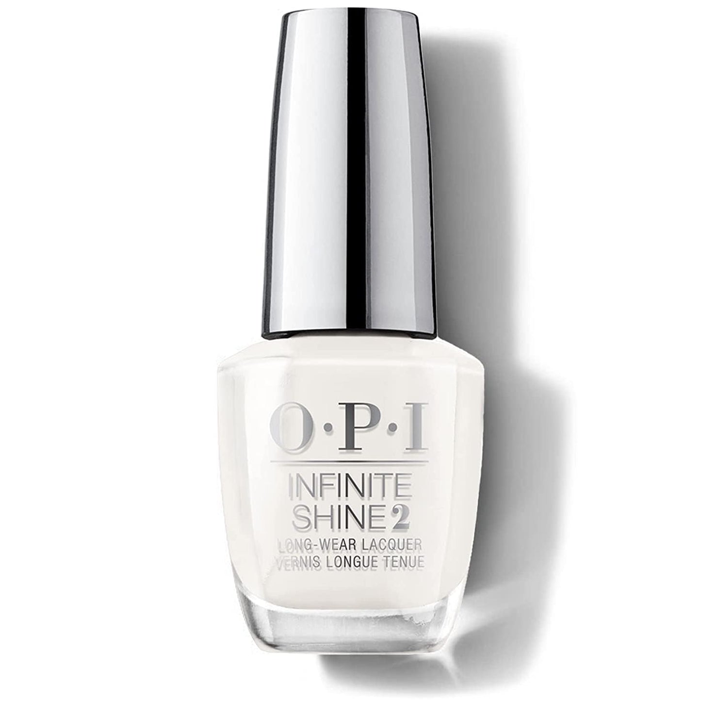 OPI Infinite Shine 2 Long-Wear Lacquer, Funny Bunny, White Long-Lasting Nail Polish, 0.5 fl oz