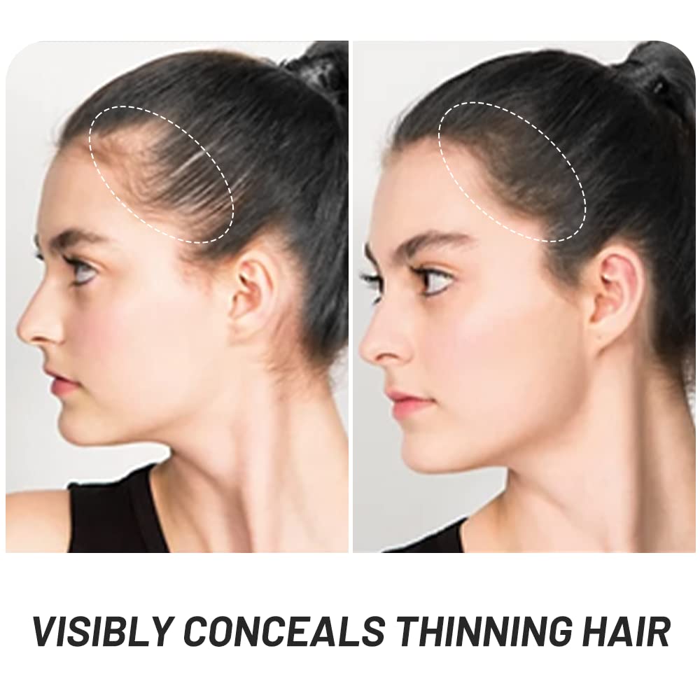 Root Touch Up Powder - Instant Gray Hair Concealer for Men & Women | A-Black, 2-Pack
