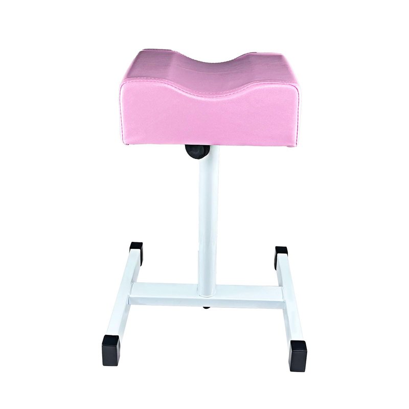 LOVEVLOGY Pedicure Foot Rest,Height Adjustable Pedicure Chair,Non-Slip Pedicure Stool for Massage Office or Home,Pink