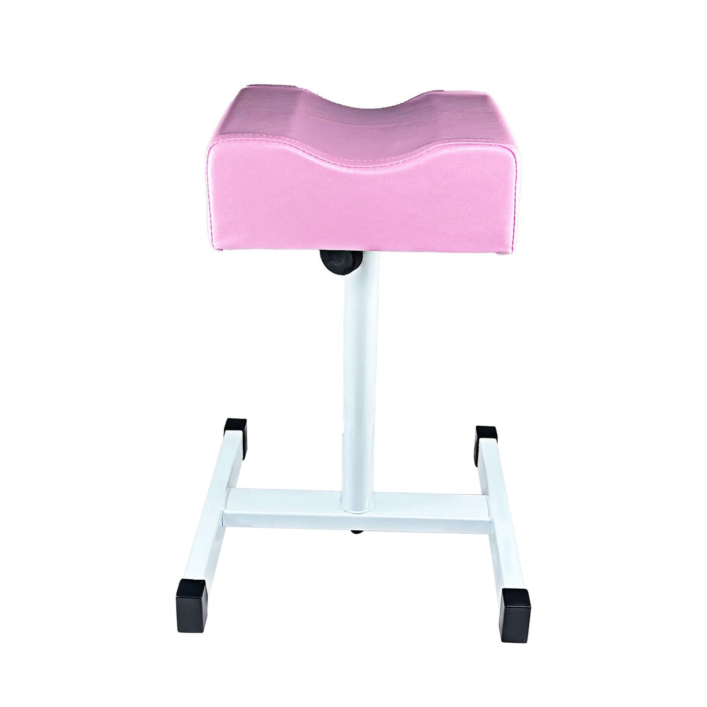 LOVEVLOGY Pedicure Foot Rest,Height Adjustable Pedicure Chair,Non-Slip Pedicure Stool for Massage Office or Home,Pink