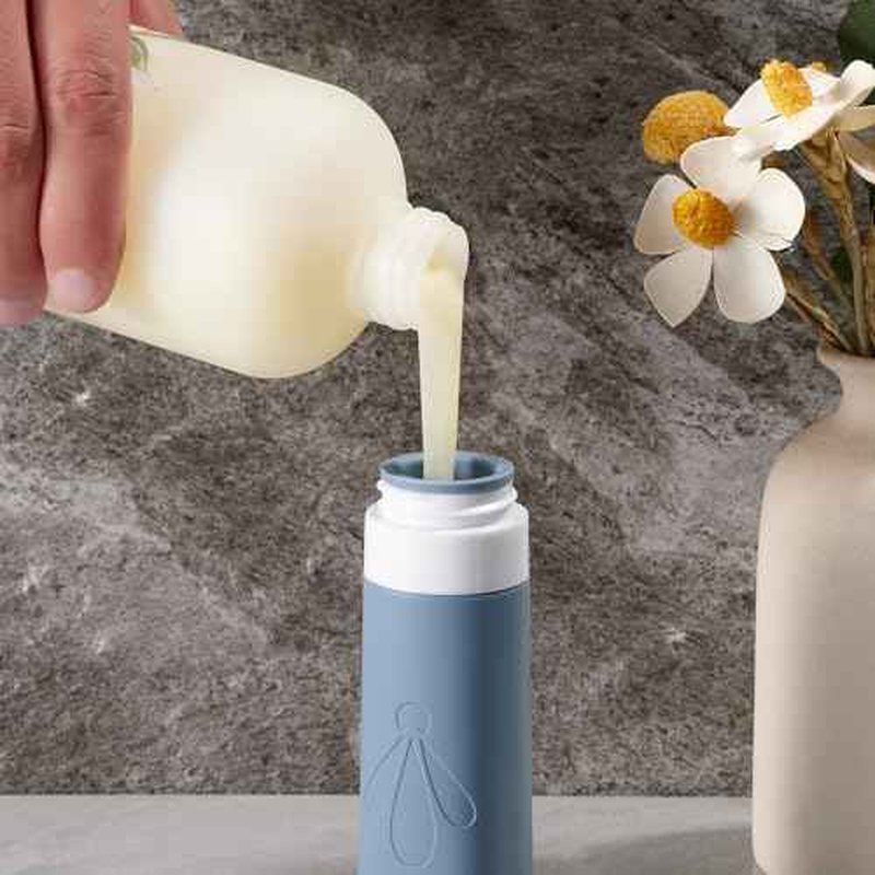 INSFIT 17pack Travel Bottles for Toiletries, TSA Approved Squeezable Silicone Liquid Containers for Shampoo Conditioner Lotion & Body Wash Vacation Travel Essentials with Labels