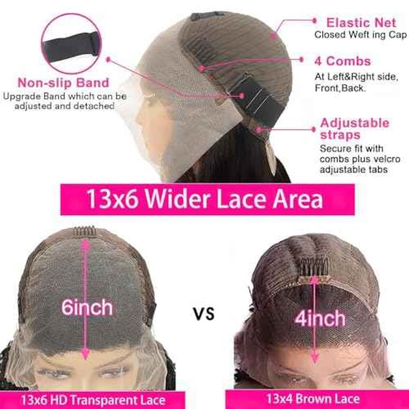 BVLBVL 28 Inch 13x6 Deep Wave Lace Front Wigs Human Hair 180 Density Curly Human Hair Wig HD Lace Frontal Wig Pre Plucked, Real Human Hair No Synthetic Blend No Tangle No Shedding Triple Lifespan 3X