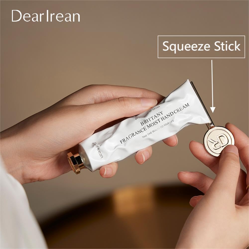 Dear Irean Hand Cream Gift Set for Women, Moisturizing Hand Lotion for Extremely Dry Cracked Hands Skin, 5PCS Mini Travel Size Natural Scented Hand Lotion Bulk, Women Lotion Gift Sets (4.23 Fl.Oz.)