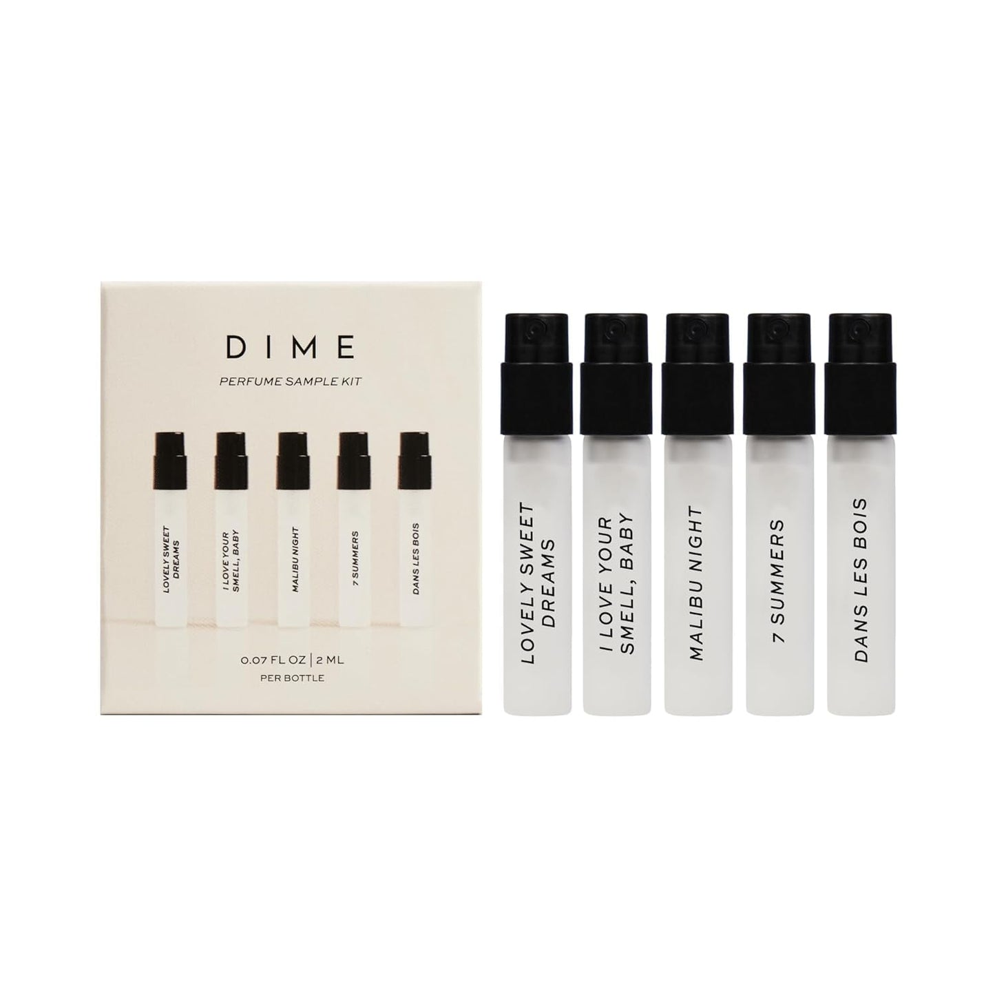 Dime Beauty Perfume Sampler, Hypoallergenic, Clean Perfumes, Eau de Toilette For Women
