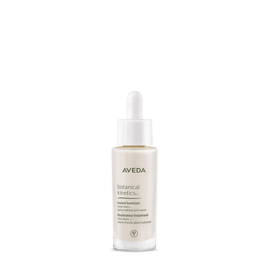 Aveda Botanical Kinetics Instant Luminizer | Exfoliating & Brightening Serum with Plant-Derived AHAs | for All Skin Types | 99% Naturally Derived*, 1 Fl Oz