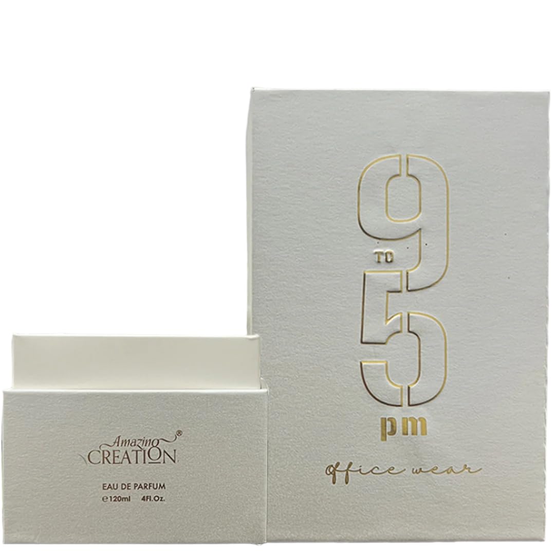 Amazing Creation 9 to 5pm Office Wear EDP for Unisex, 4 fl oz / 120ml
