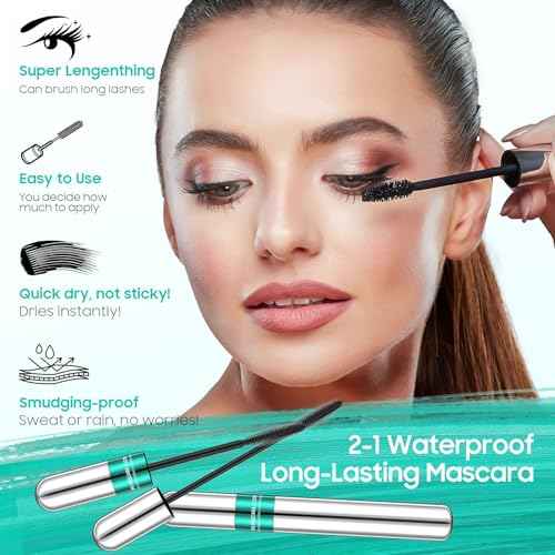 Makeup Kit for Women Full Kit, Make Up Gifts for Women Teen Girls, Makeup Bag Eyeshadow Palette Foudation Eyebrow Mascara Lipstick for Wife, Mom, Mothers Day Gifts