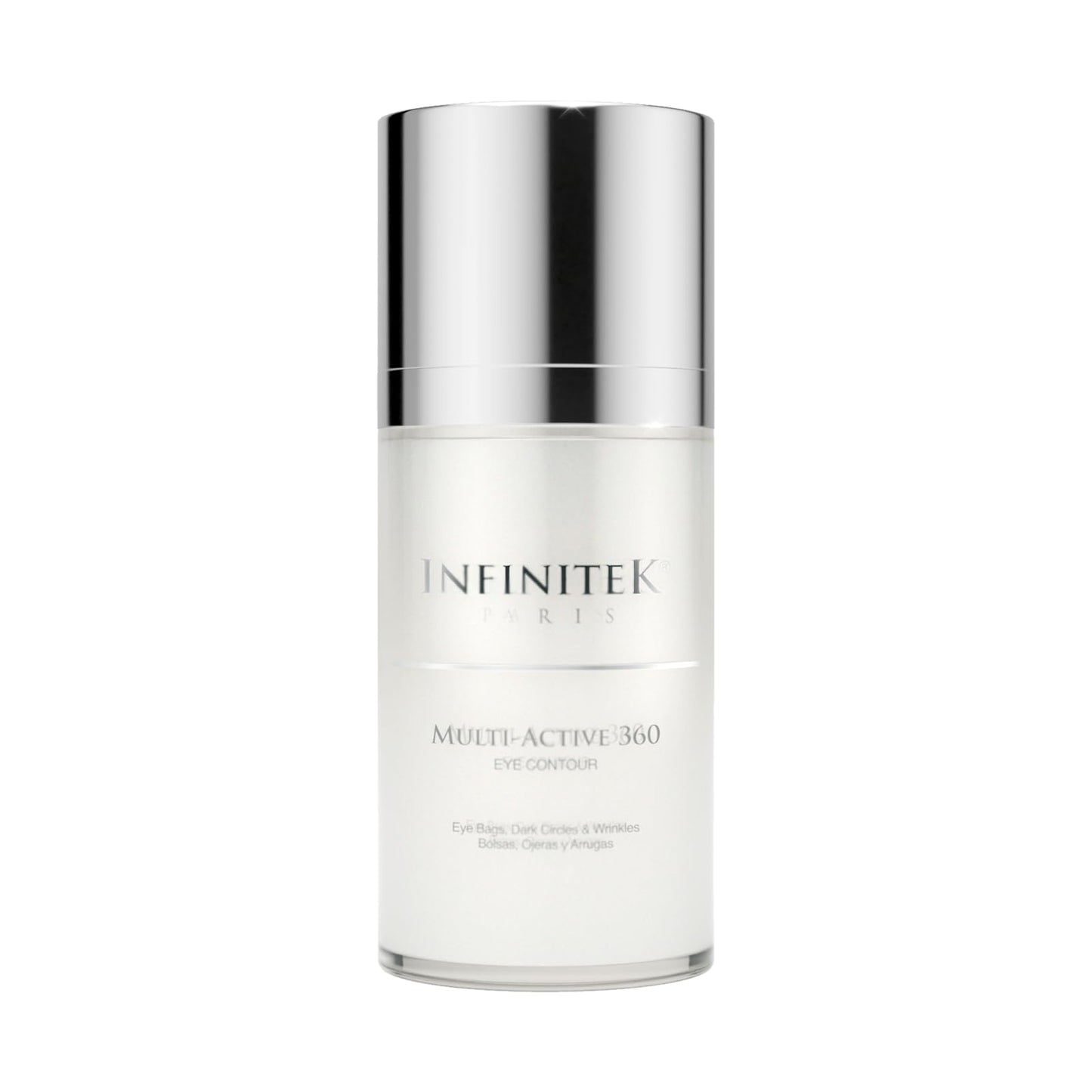 Infinitek Paris Multi-Active 360 Eye Cream | With Caffeine 3%, Retinol & Hyaluronic Acid | Under Eye Cream to Hydrate, Brighten & Reduce Dark Circles, Puffiness, and Fine Lines | 0.50 fl oz / 15 ml