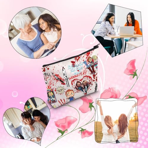 TSOTMO Til the End Makeup Bag - Horror Movie Gift for Daughter