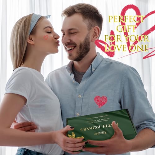 Bath Bombs for Women Gift Set, 15 Pcs Handmade Bubble Bathbombs, Shea & Coco Butter Dry Skin Moisturize, SPA Relaxing Gifts for Women & Men, Her, Girls, Wife, Birthday