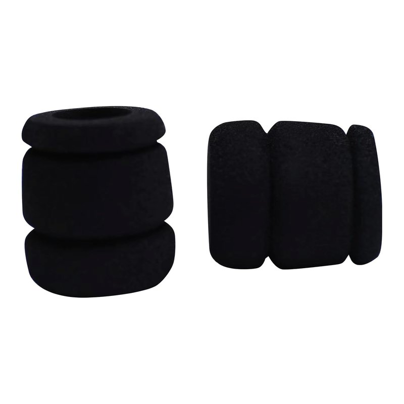 Tattoo Foam Grip Covers - 20-Pack for 1-Inch Tubes | Black Foam Comfort