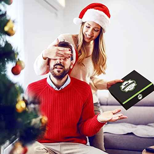 Beard Kit for Men with Beard Wash, Beard Conditioner, Beard Oil, Beard Balm, Brush, Comb, Scissors, Storage Bag, Gifts for Men Dad Husband Boyfriend