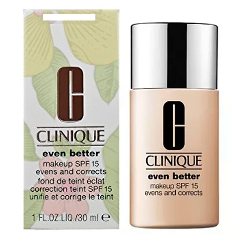 Clinique Even Better Makeup Foundation - Medium Coverage, SPF 15 | Evens Skin Tone & Reduces Dark Spots