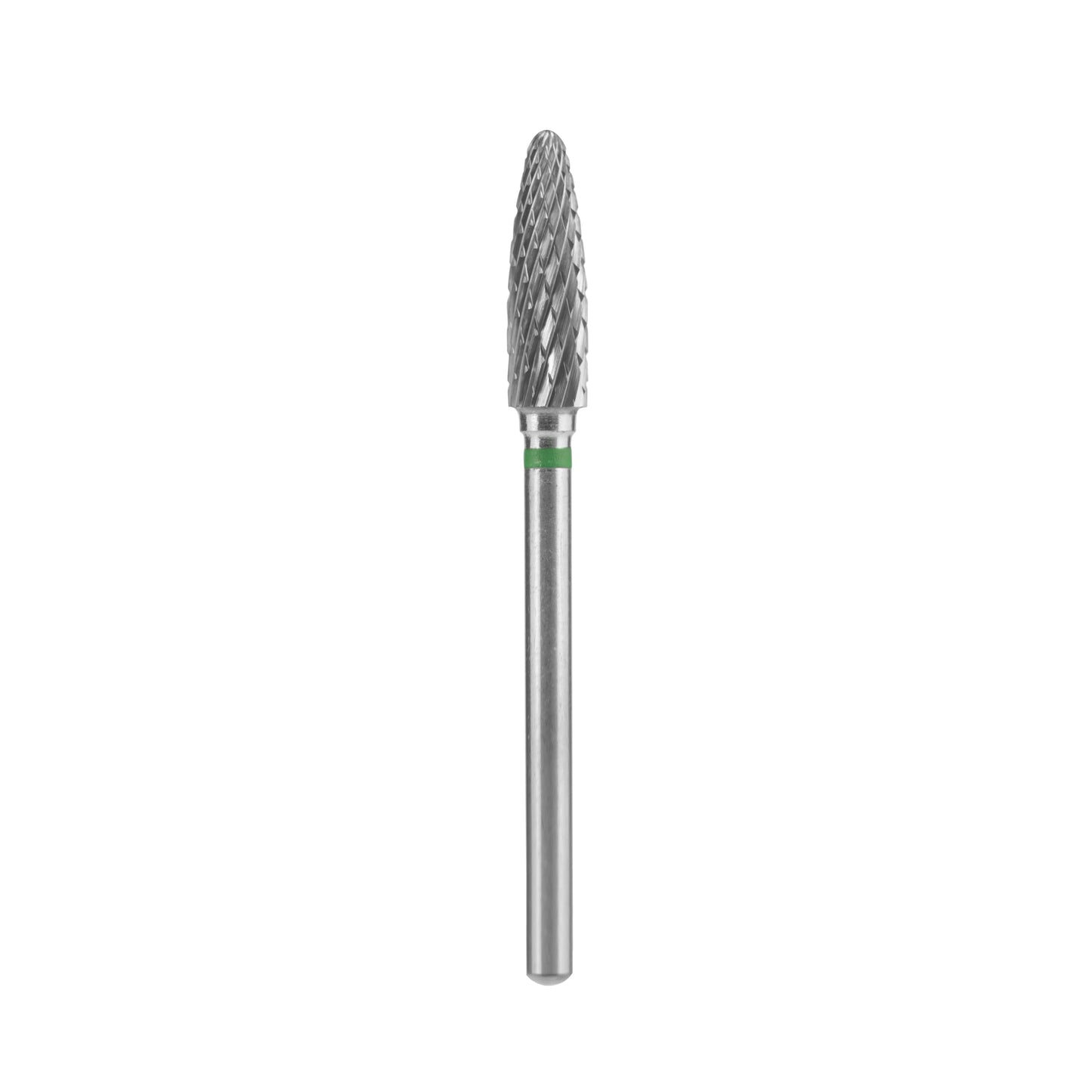 STALEKS PRO Expert Carbide Nail Drill Bit (Corn, Green, 4mm Head / 14mm WP) – Coarse Hardness for Artificial Nail Correction & Gel Polish Removal in Hardware Manicure/Pedicure