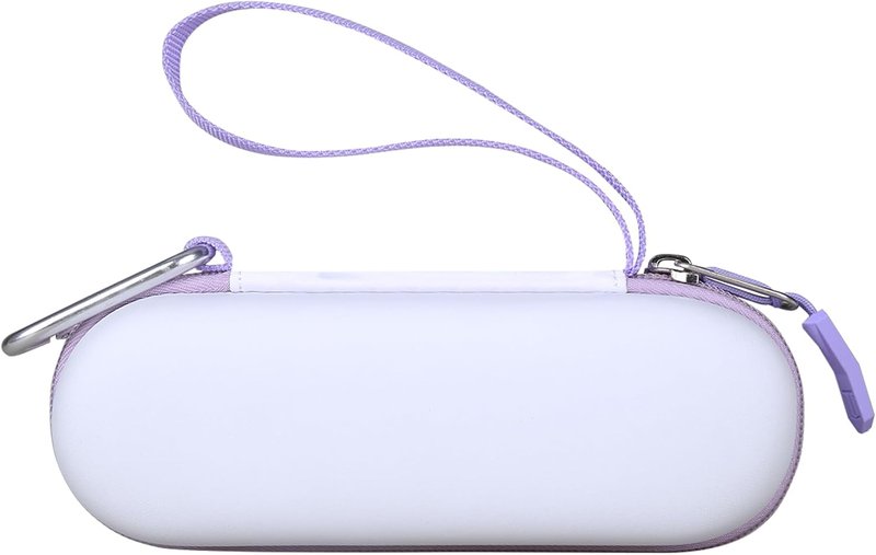 Philips Beauty Shaver Travel Case - Hard Storage for Series 6000 | PU Material, White & Purple