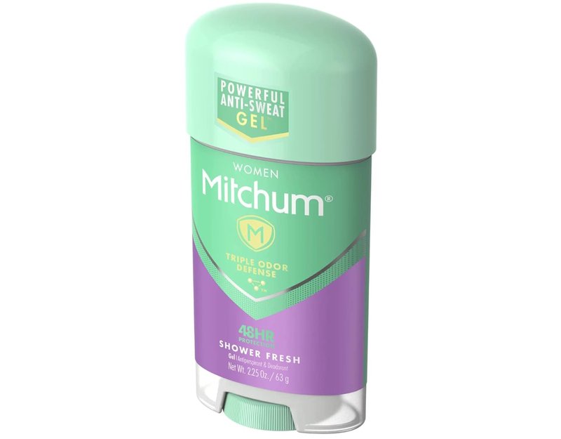 Mitchum Gel Anti-Perspirant Deodorant for Women - Triple Odor Defense, Powder Fresh | 2.25 Oz - 5 Pack