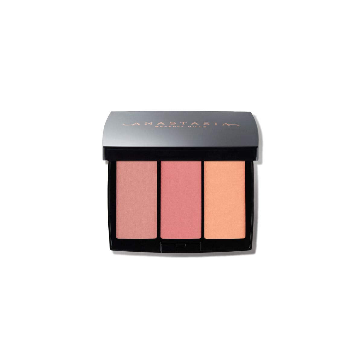 Anastasia Beverly Hills Blush Trio - Essential High-Pigment Blush Compact, Seamlessly Blendable Powder Formula for Sculpting and Brightening Cheeks - Peachy Love