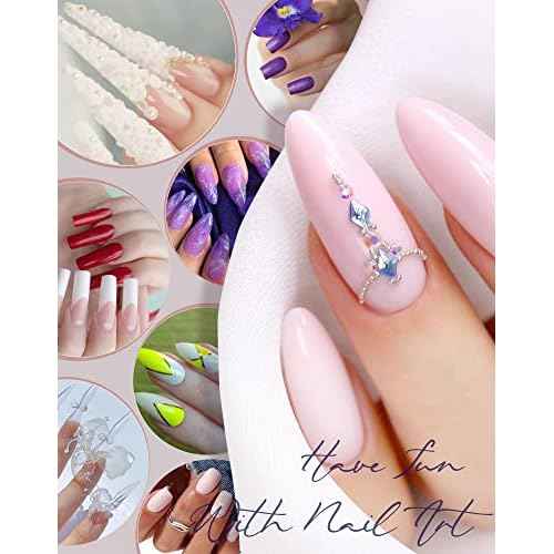 Maryton Nail Buffer Block, Medium/Fine Grit 100/180 Finishing Buffers for Acrylic Nails Gel Polish Nails, 3 Way Professional Pedicure Manicure Buffer Kits, 5 Count (Purple)