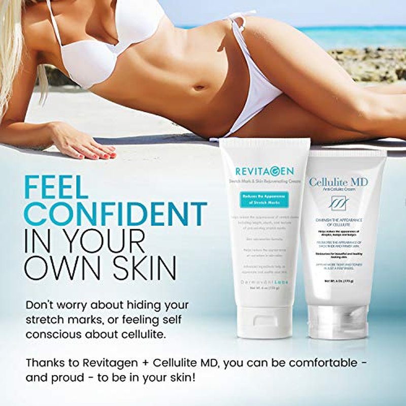 Bundle with Revitagen - For Reducing Cellulite + Stretch Marks - Restore Tight Smooth Skin (2 Items)#
