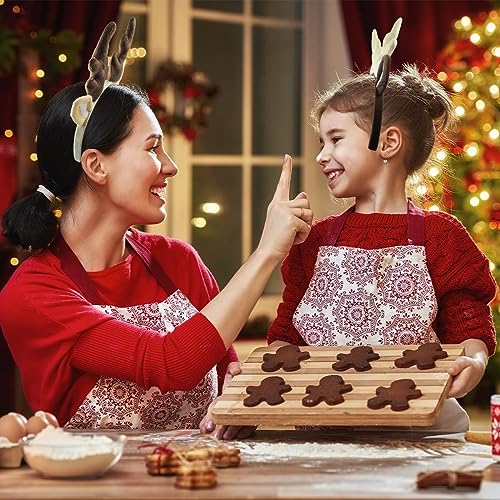 3 Pieces Antlers Headband Christmas Reindeer Hairband Deer Constume Headwear for Girls Boys Women Men Christmas Party Favors