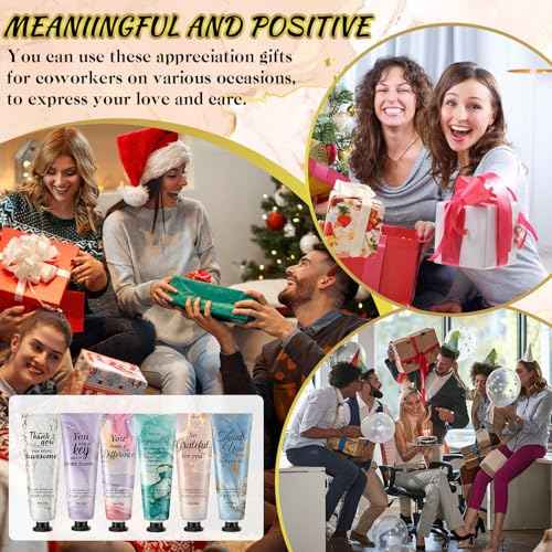36pcs Employee Appreciation Team Gifts Bulk Travel Size Hand Cream Inspirational Thank You Gifts for Women Dry Skin Hand Lotion Bulk for Teachers Day Christmas Staff Employees Coworkers Women