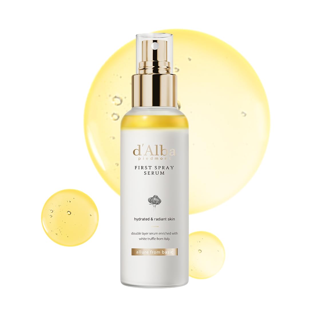 d'alba Piedmont White Truffle First Spray Serum & Waterfull Tone-Up Sunscreen BROAD SPECTRUM SPF 50+, Korean Skin Care, All Skin Tones, Vegan