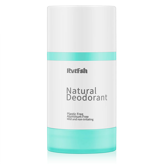 Rvtfsh Natural Moisturizing Whole Body Deodorant - Women & Men's 48H Protection Aluminum-Free Vegan Deodorant, No Stain Formula, Organic, 2.65 oz (Coconut and Vanilla)