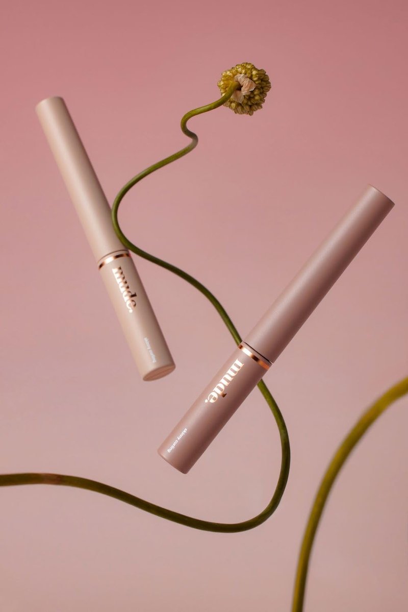 mude Inspire Skinny Curling & Multi-Fixer Volumizing Curling Thin Wand Mascara for Precise Appplication Dramatic Lashes Smudge-Proof Water-Proof Stays on All Day (04 Clear Black)