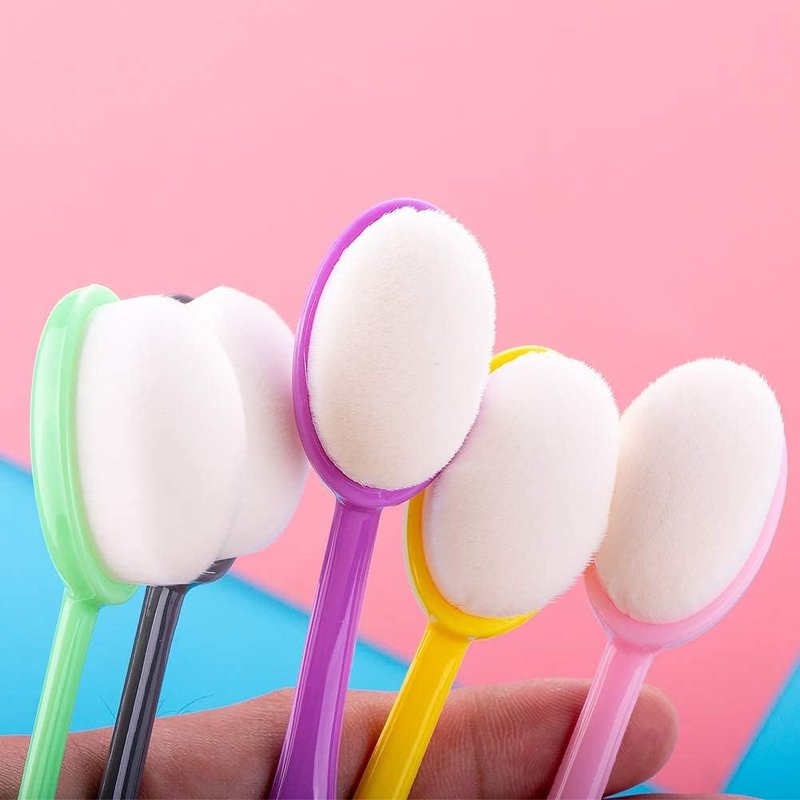 Rainbow 4 Ink Blending Brushes Set - 10 Pcs with Holder & Brush Cap