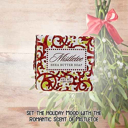 Greenwich Bay Trading Christmas Holiday Soap Sampler - Gift Boxed Set of 4 Assorted Scents