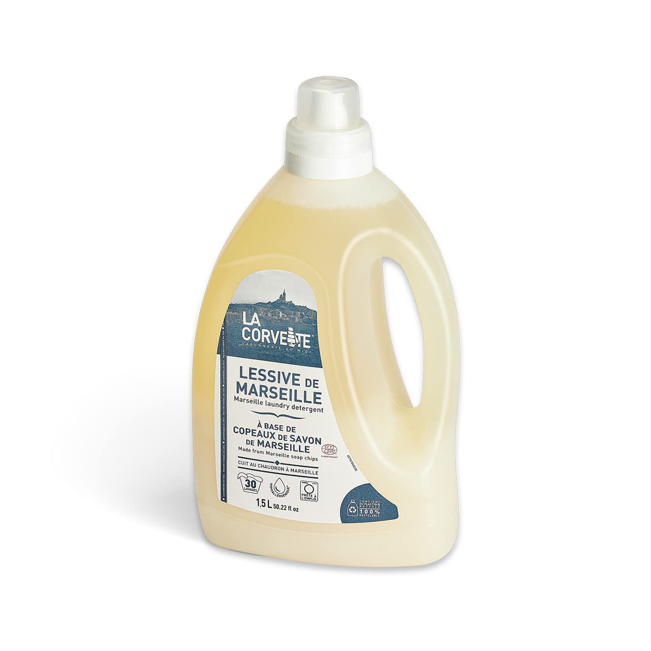 La Corvette, Marseille laundry soap, 1.5 L - made from Marseille soap