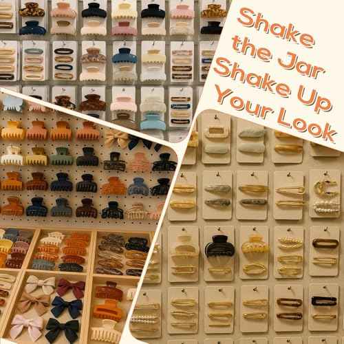 50Pcs Hair Clips Mystery Box - Surprise Box for Women£¨Metal, Snap, Flat, Flower &Y2k Styles Hair Clips, Barrettes, Claw Clips and Hair Bows £© -Trending Styles Bulk Gift Set