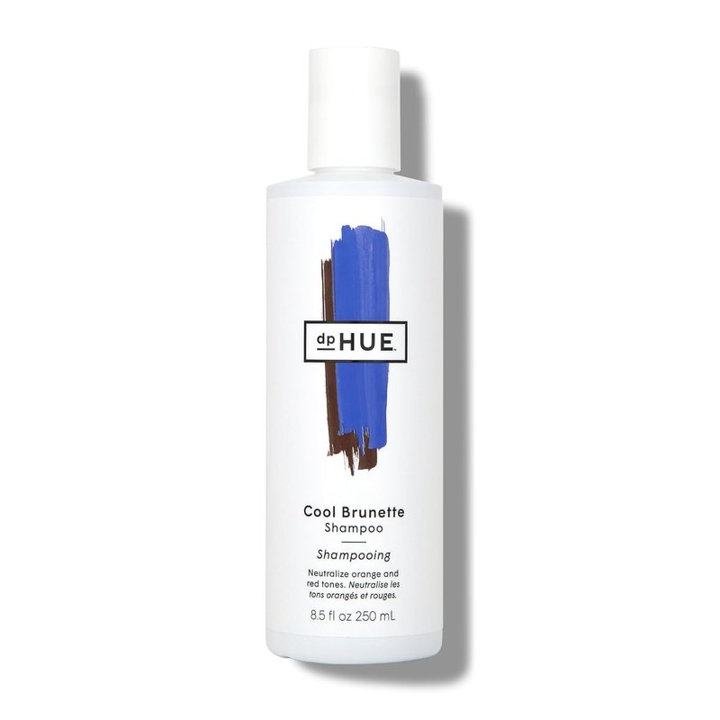 Cool Brunette Shampoo - Blue Pigments Neutralize Orange & Red Tones | 8.5 oz - Color Safe & Sulfate Free