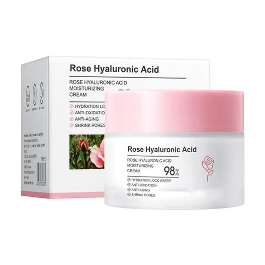 ULELA DIKML Skin Care Moisturiser Rose Hyaluronic Acid Nourishing Cream Hydrates and Brightens Nourishing and Firming Face Cream