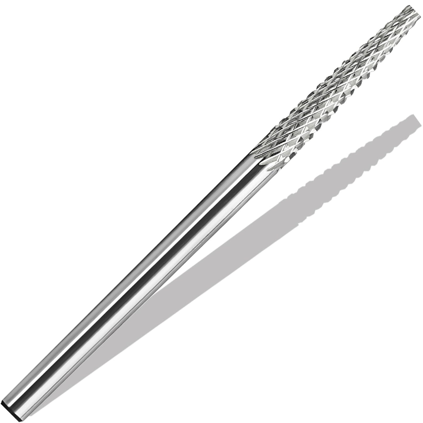 Vnjaoi Tungsten Carbide Nail Drill Bit, Cuticle bit for nail drill 3/32" Safety Under Nail Carbide Cuticle Cleaner Bit for Nail Prep, Nail Trimmer, Professional Nail Art Tools for Manicure