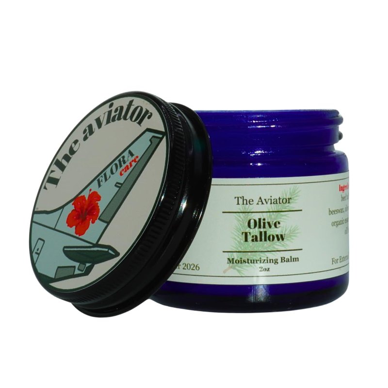 Grass-Fed Beef Tallow Face Moisturizer - Organic Skin Care Balm with Pine Essential Oil | Nourishing 2oz for Sensitive Skin, Hands & Lips