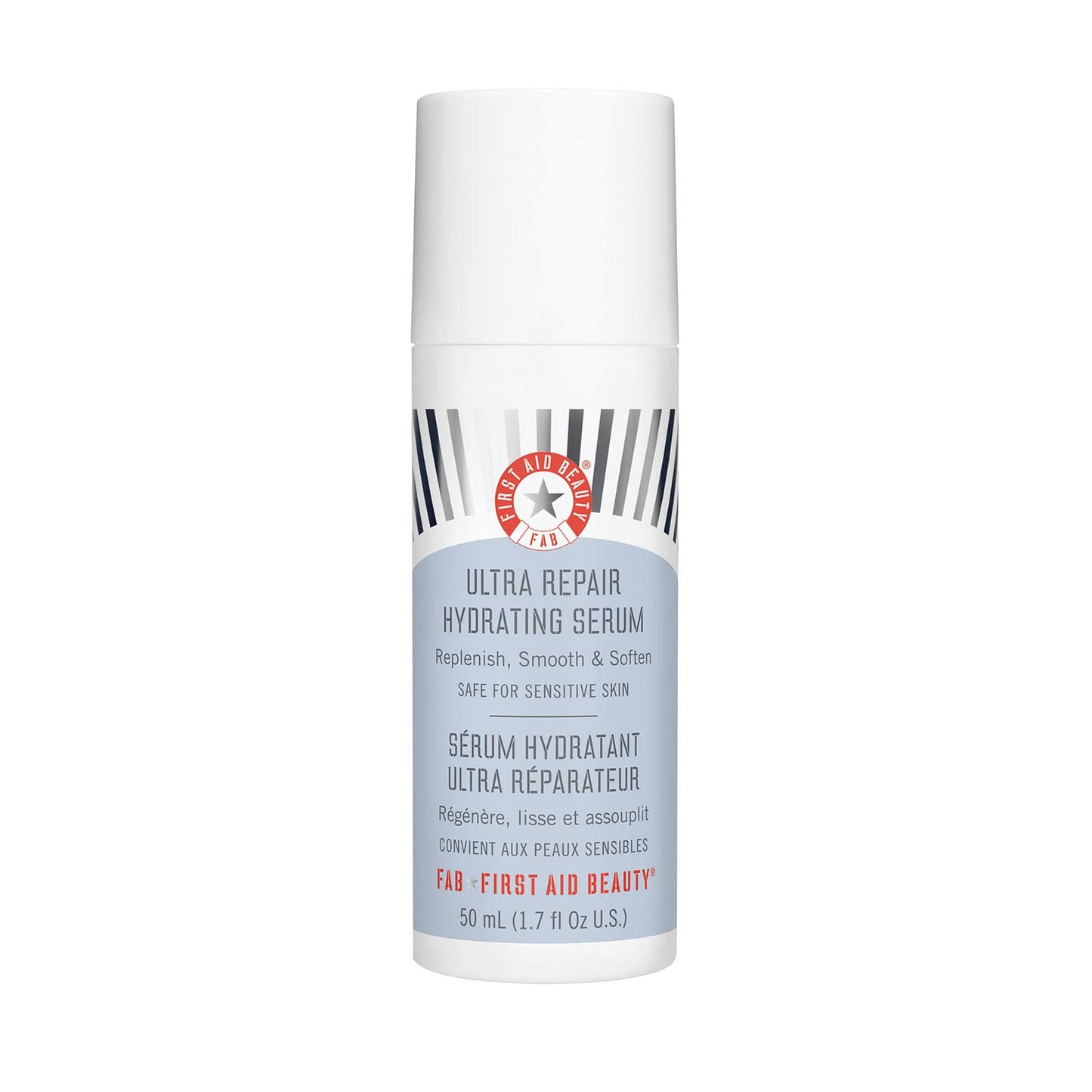 First Aid Beauty Ultra Repair Hydrating Serum with Hyaluronic Acid, Anti-Aging Face Serum for Sensitive Skin, 1.7 Ounces